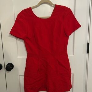Banana republic red romper